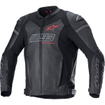 알파인스타즈 자켓 MM93 TRACK LEATHER JACKET BLACK BRT RED
