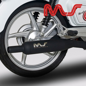 마블 혼다 커브110 튜닝 머플러 블랙