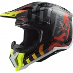 LS2 헬멧 MX703 X-FORCE BARRIER H-V YELLOW RED