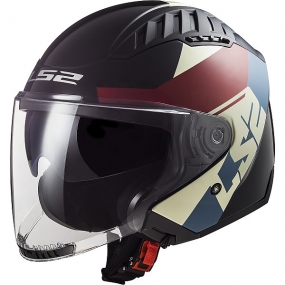 LS2 헬멧 OF600 COPTER RISE MATT BLACK RED BLUE