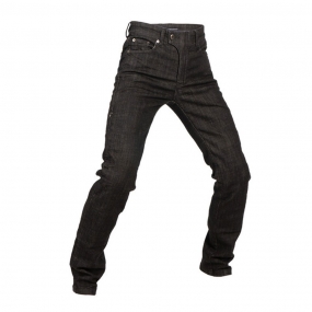 HUFS 215CK 케블라 라이딩 진 블랙