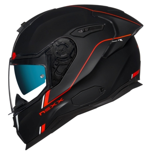 넥스 헬멧 SX.100R FRENETIC 레드블랙 무광