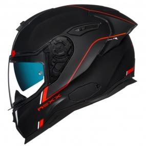 넥스 헬멧 SX.100R FRENETIC 레드블랙 무광
