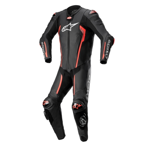 알파인스타즈 슈트 MISSILE V2 BLACK RED FLUO