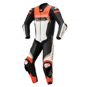 알파인스타즈 슈트 MISSILE V2 IGNITION 1 PC BLACK WHITE RED