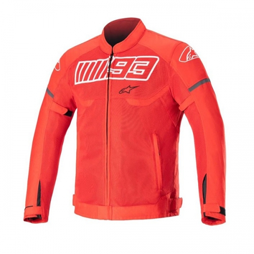 알파인스타즈 자켓 아시안핏 MM93 LOSAIL V3 AIR BRIGHT RED WHITE