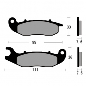 베스라 브레이크패드 MD181