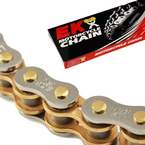 EK 혼다 헌터커브125, CB125, 닥스125R 18이상 체인 428SR-124L-크롬골드