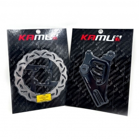 카무이 혼다 헌터커브125 220mm 리어 웨이브디스크+써포터 세트 10096