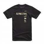 알파인스타즈 티셔츠 STACKER TEE 블랙