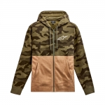 알파인스타즈 CAMO BLOCK 후드 자켓 밀리터리샌드