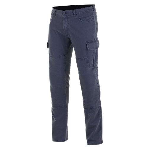 알파인스타즈 팬츠 라이딩진 CARGO BLUE DISTRESSED