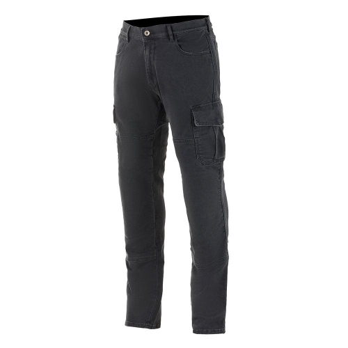알파인스타즈 팬츠 라이딩진 CARGO BLACK DISTRESSED