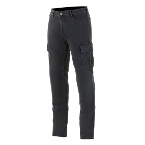 알파인스타즈 팬츠 라이딩진 CARGO BLACK DISTRESSED