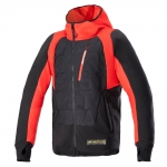 알파인스타즈 후드 자켓 MO.ST.EQ HYBRID BLACK FLAME RED