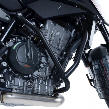 R&G KTM 듀크790 18이상, 890듀크R 20이상, 허스크바나 스바르트필렌801 24이상 엔진가드 블랙 AB0036BK