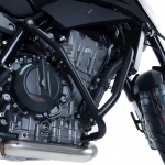 R&G KTM 듀크790 18이상, 890듀크R 20이상, 허스크바나 스바르트필렌801 24이상 엔진가드 블랙 AB0036BK