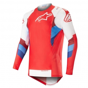 알파인스타 져지 SUPERTECH JERSEY RED/WHT