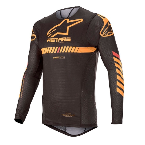 알파인스타즈 져지 SUPERTECH JERSEY B/ORG/RF