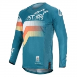 알파인스타즈 져지 TECHSTAR VENOM JERSEY PETROL W/ORG F