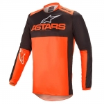 알파인스타즈 져지 FLUID TRIPPLE JERSEY BLACK ORANGE