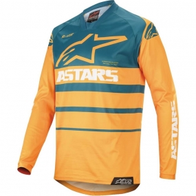 알파인스타즈 져지 RACER SUPERMATIC JERSEY ORG PETROL
