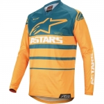 알파인스타즈 져지 RACER SUPERMATIC JERSEY ORG PETROL
