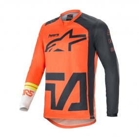 알파인스타 져지 RACER COMPASS JERSEY ORANGE ANT OFF WHITE