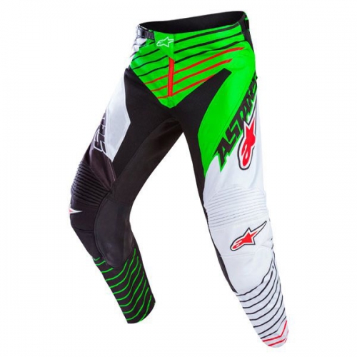 알파인스타즈 팬츠 RACER BRAAP PANTS BLK WHT GRN