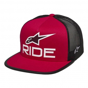알파인스타즈 모자 RIDE 4.0 TRUCKER 레드블랙