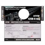 HYM 오링 금장체인 HYMC420-110L O-RING