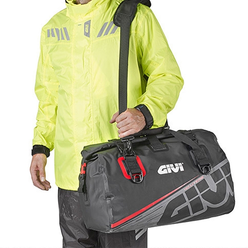 GIVI 100% 방수 실린더 시트백 그레이 40리터 EA115GR