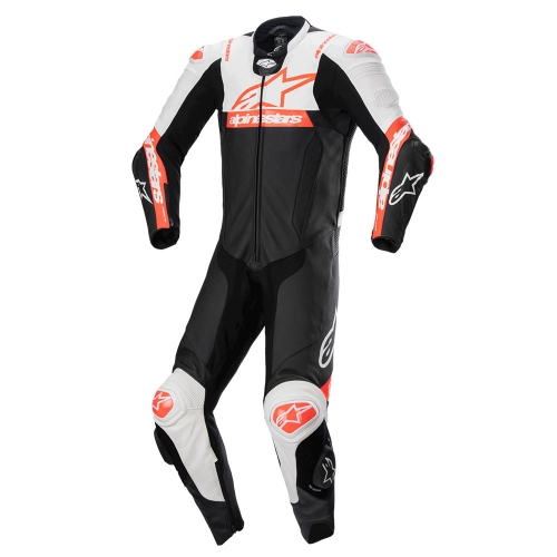 알파인스타즈 슈트 MISSILE V2 WARD 1PC LEATHER SUIT 블랙화이트레드플루