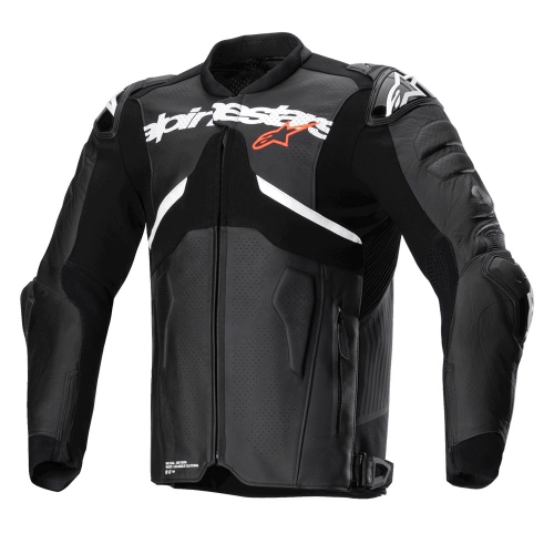 알파인스타즈 자켓 ATEM V5 LEATHER 가죽 블랙화이트