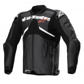 알파인스타즈 자켓 ATEM V5 LEATHER 가죽 블랙화이트