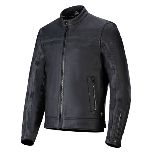 알파인스타즈 자켓 DYNO LEATHER 가죽 블랙