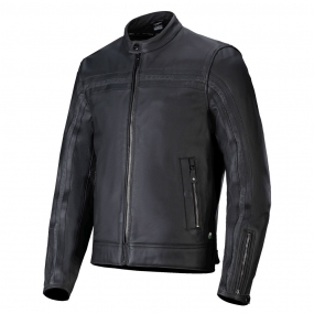 알파인스타즈 자켓 DYNO LEATHER 가죽 블랙