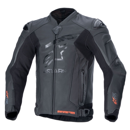 알파인스타즈 자켓 GP PLUS R V4 RIDEKNIT LEATHER 가죽 블랙블랙