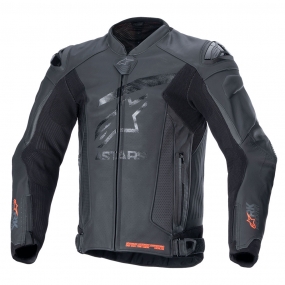 알파인스타즈 자켓 GP PLUS R V4 RIDEKNIT LEATHER 가죽 블랙블랙