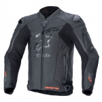 알파인스타즈 자켓 GP PLUS R V4 RIDEKNIT LEATHER 가죽 블랙블랙