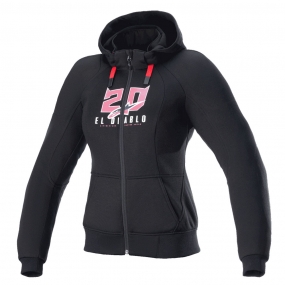 알파인스타 자켓 FQ20 STELLA CHROME SPORT HOODIE 여성용 블랙핑크