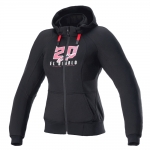 알파인스타즈 자켓 FQ20 STELLA CHROME SPORT HOODIE 여성용 블랙핑크
