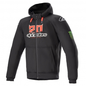 알파인스타 자켓 FQ20 CHROME IGNITION MONSTER HOODIE 블랙화이트B레드