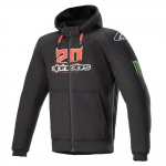 알파인스타즈 자켓 FQ20 CHROME IGNITION MONSTER HOODIE 블랙화이트B레드