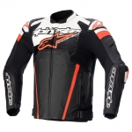 알파인스타즈 자켓 GP IGNITION LEATHER AIRFLOW 아시아핏 가죽 블랙화이트레드플루