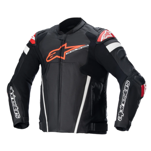 알파인스타즈 자켓 GP IGNITION LEATHER AIRFLOW 아시아핏 가죽 블랙화이트