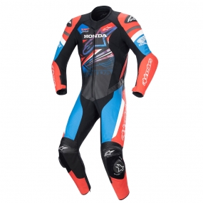 알파인스타 슈트 HONDA GP FORCE LEATHER SUIT 블랙브라이트레드