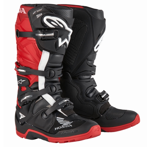 알파인스타즈 부츠 HONDA TECH 7 ENDURO DRYSTAR 블랙브라이트레드