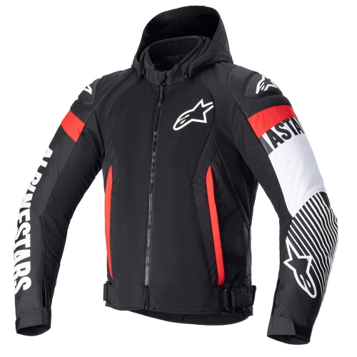 알파인스타즈 자켓 ZACA AIR JACKET 블랙화이트레드플루