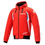 알파인스타즈 자켓 HONDA CHROME V2 SPORT HOODIE 브라이트 레드 블루